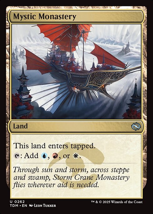 Mystic Monastery - Tarkir: Dragonstorm:  - 262 - Near Mint Foil