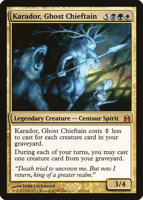 Karador, Ghost Chieftain - Commander 2011 #207
