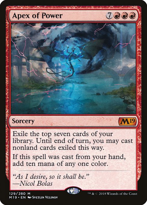Apex of Power - Core Set 2019 #129