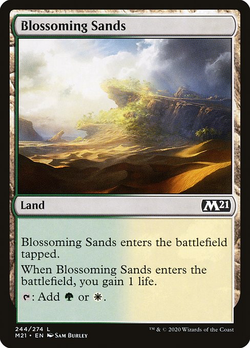 Blossoming Sands - Core Set 2021:  - 244 - Near Mint