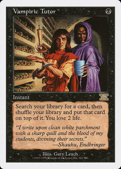 Vampiric Tutor - Classic Sixth Edition #161