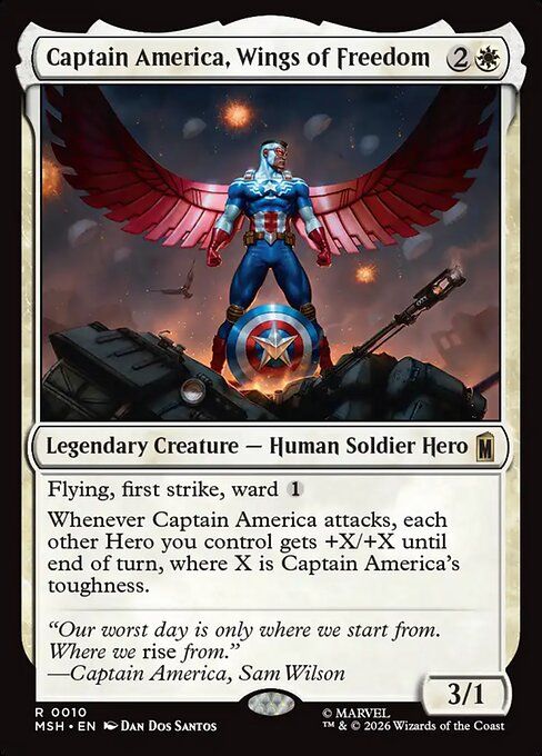 Captain America, Wings of Freedom - Marvel Super Heroes #10