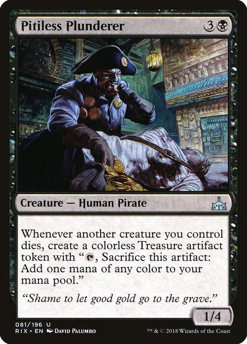 Pitiless Plunderer - Rivals of Ixalan #81