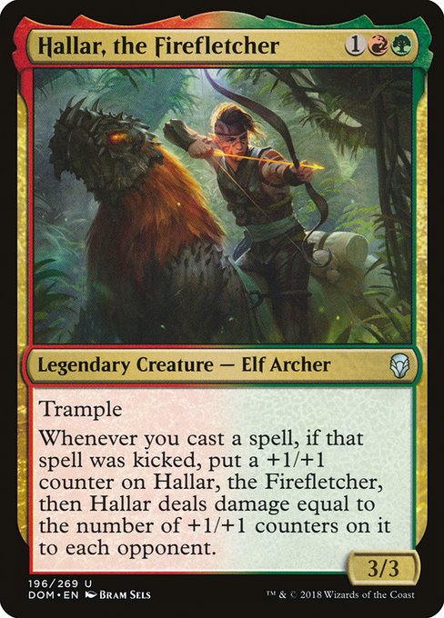 Hallar, the Firefletcher - Dominaria #196