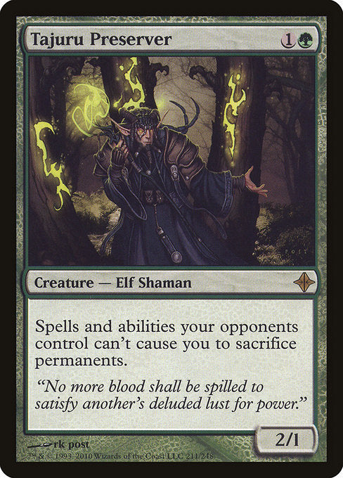 Tajuru Preserver - Rise of the Eldrazi #211