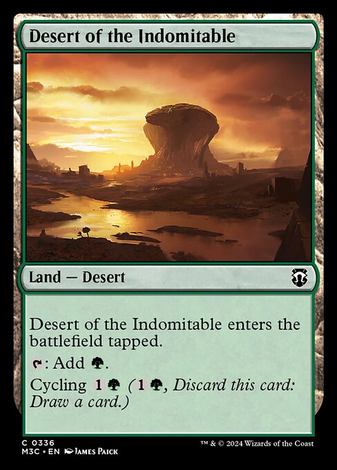 Desert of the Indomitable - Modern Horizons 3 Commander #336