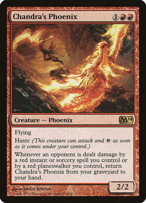 Chandra's Phoenix - Magic 2014 #134