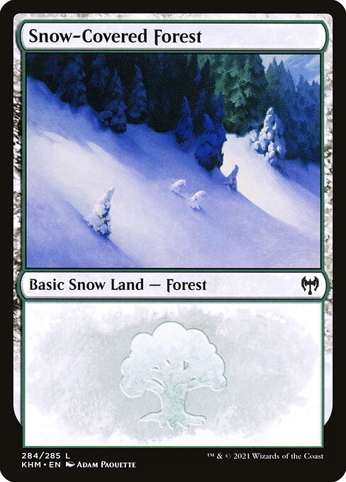 Snow-Covered Forest (284) - Kaldheim #284