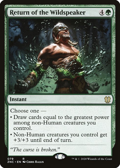 Return of the Wildspeaker - Zendikar Rising Commander #79