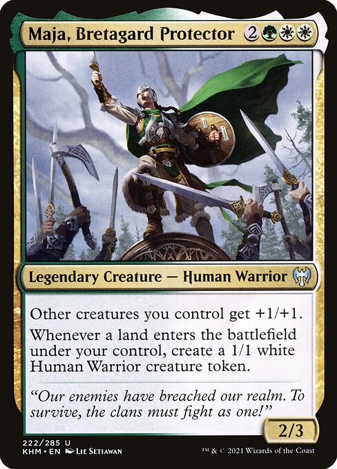 Maja, Bretagard Protector - Kaldheim #222