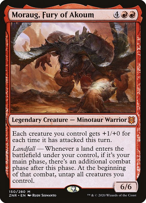 Moraug, Fury of Akoum - Zendikar Rising #150