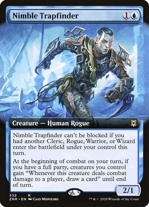 Nimble Trapfinder (Extended Art) - Zendikar Rising #332