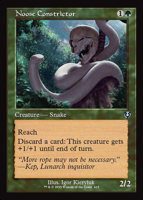 Noose Constrictor (Retro Frame) - Innistrad Remastered #415