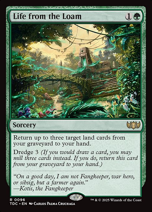 Life from the Loam - Tarkir: Dragonstorm Commander #96