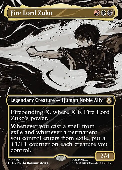 Fire Lord Zuko (Borderless) - Avatar: The Last Airbender #315