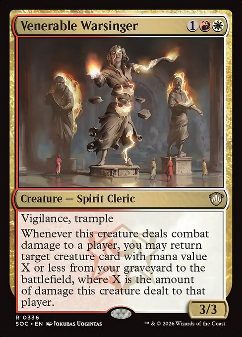 Venerable Warsinger - Secrets of Strixhaven Commander #336
