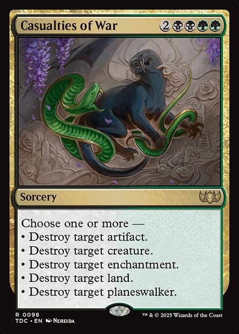 Casualties of War - Commander: Tarkir: Dragonstorm:  - 98 - Near Mint