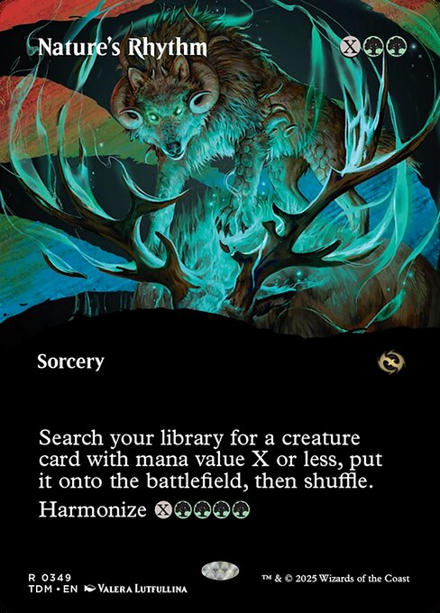 Nature's Rhythm (Borderless) - Tarkir: Dragonstorm #349