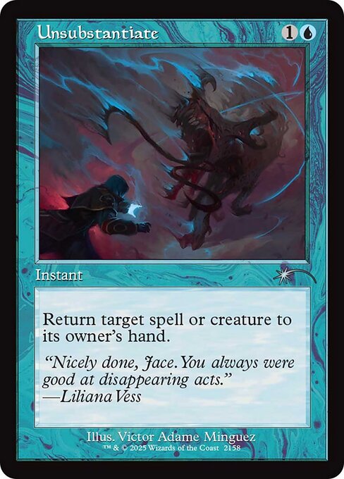 Unsubstantiate (Retro Frame) - Secret Lair Drop #2158