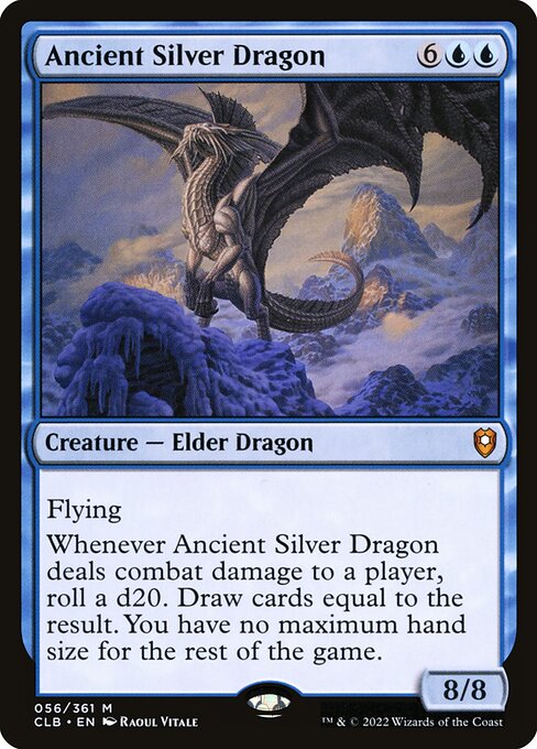 Ancient Silver Dragon - Commander Legends: Battle for Baldur's Gate #56