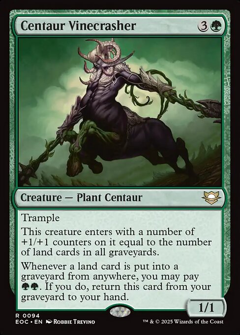 Centaur Vinecrasher - Edge of Eternities Commander #94