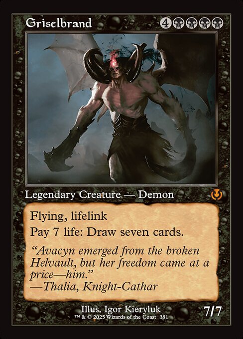 Griselbrand (Retro Frame) - Innistrad Remastered #381