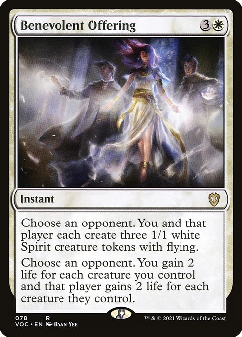 Benevolent Offering - Crimson Vow Commander #78
