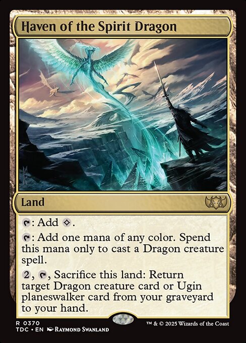 Haven of the Spirit Dragon - Tarkir: Dragonstorm Commander #370