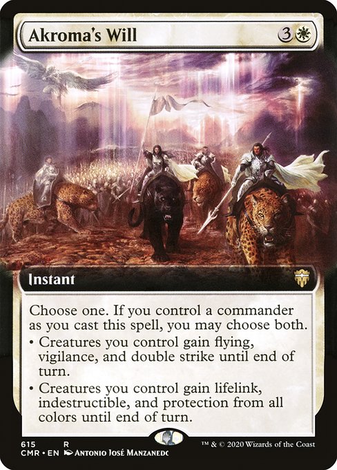 Akroma's Will (Extended Art) - Commander Legends #615