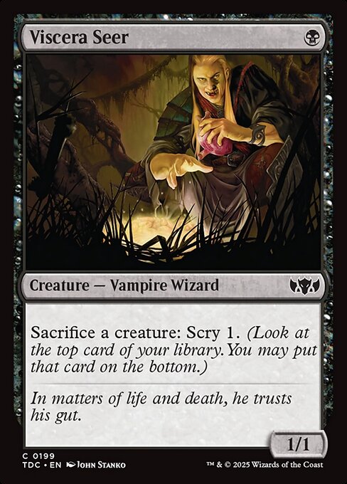 Viscera Seer - Tarkir: Dragonstorm Commander #199