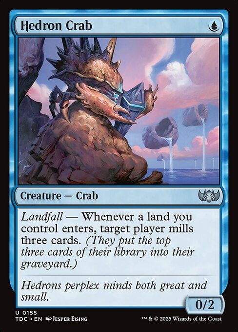 Hedron Crab - Tarkir: Dragonstorm Commander #155