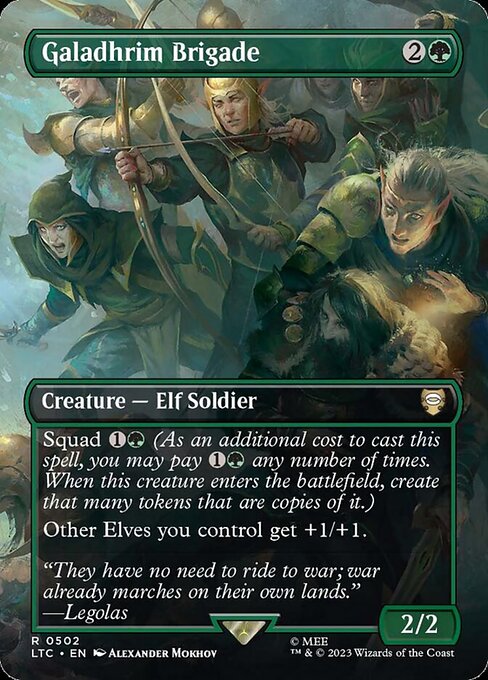 Galadhrim Brigade (Borderless) - Tales of Middle-earth Commander #502