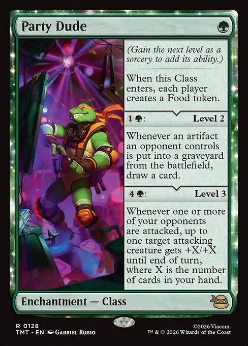 Party Dude - Teenage Mutant Ninja Turtles #128