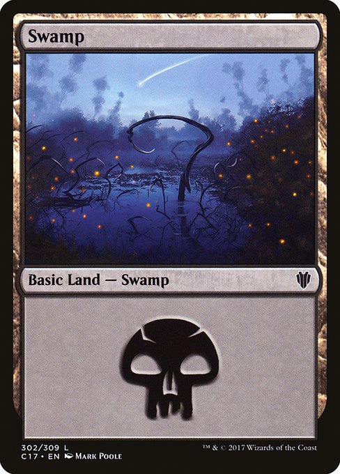 Swamp (302) - Commander 2017 #302