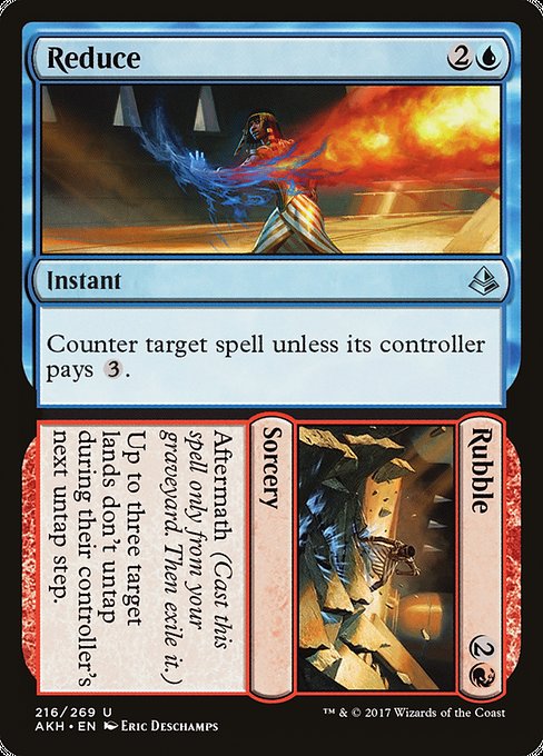 Reduce // Rubble - Amonkhet #216