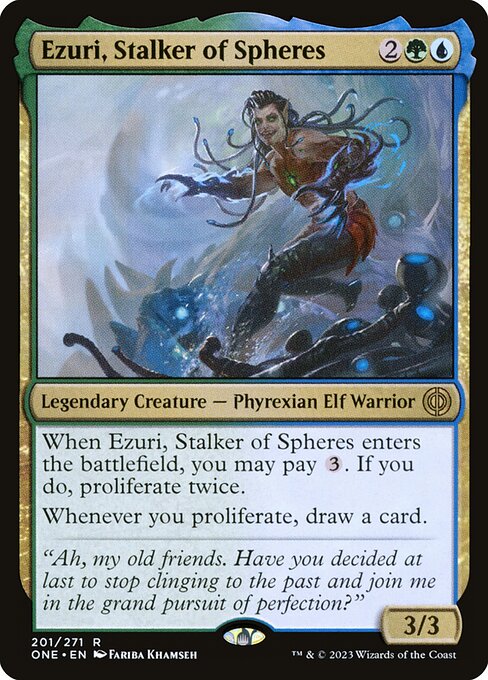 Ezuri, Stalker of Spheres - Phyrexia: All Will Be One #201