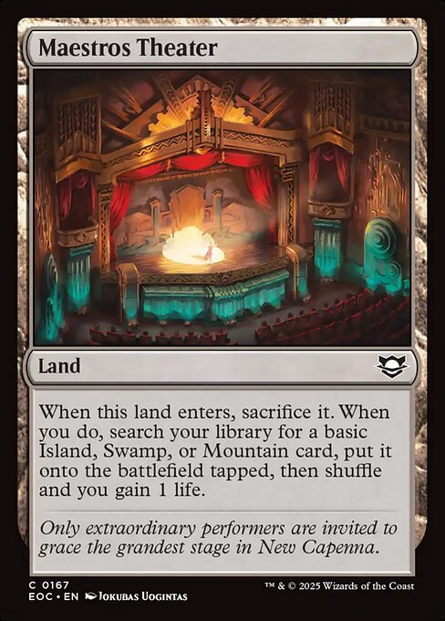 Maestros Theater - Edge of Eternities Commander #167