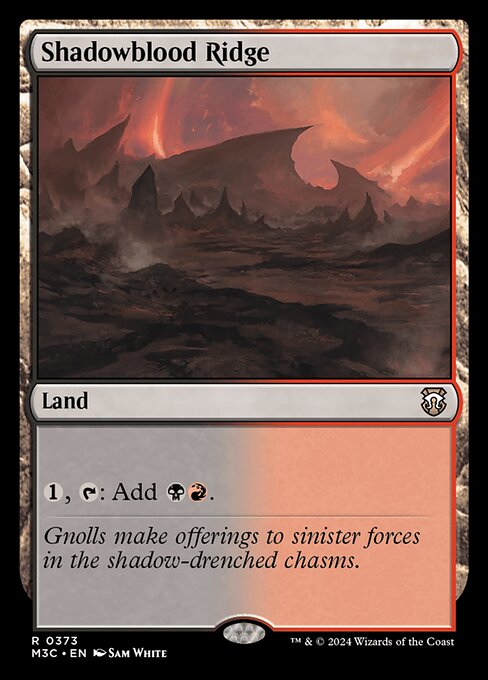 Shadowblood Ridge - Modern Horizons 3 Commander #373