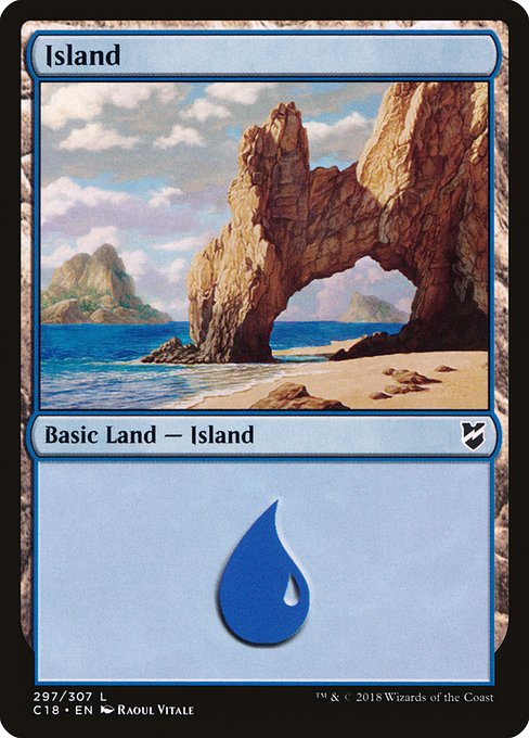 Island (297) - Commander 2018 #297