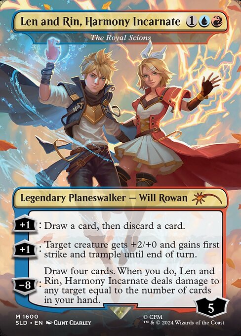 Len and Rin, Harmony Incarnate - The Royal Scions (Rainbow Foil) - Secret Lair Drop #1600