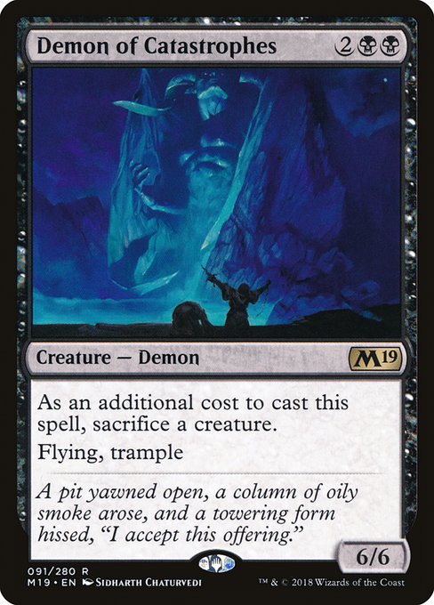 Demon of Catastrophes - Core Set 2019 #91