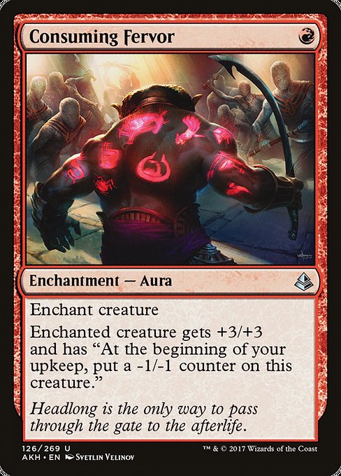 Consuming Fervor - Amonkhet #126