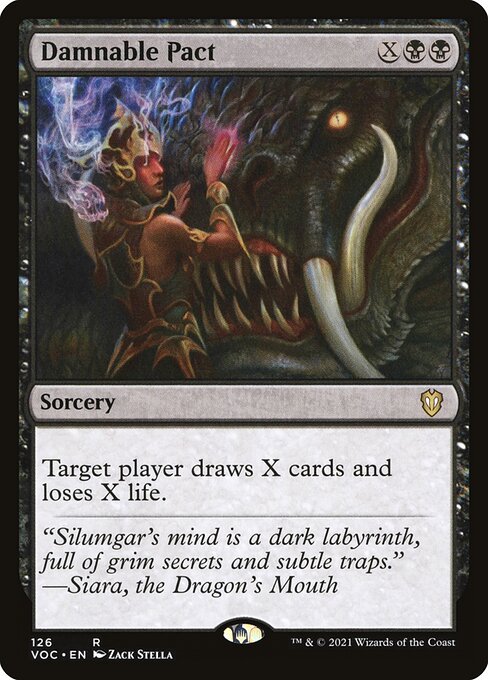 Damnable Pact - Crimson Vow Commander #126