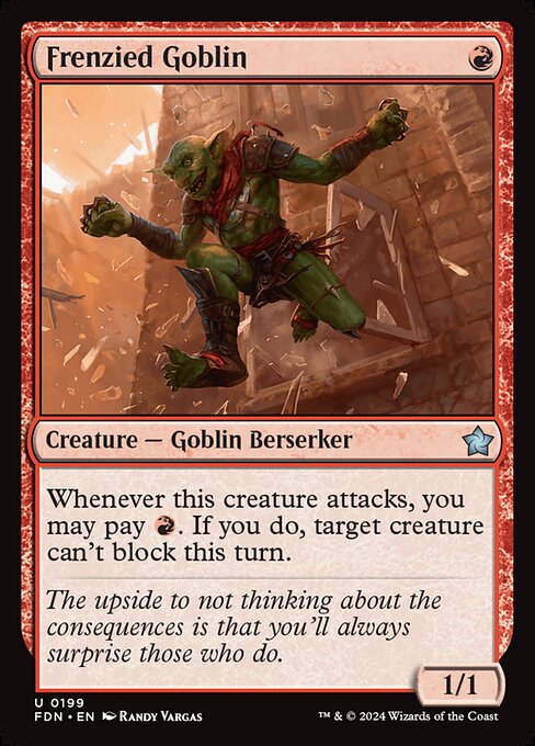 Frenzied Goblin - Foundations #199