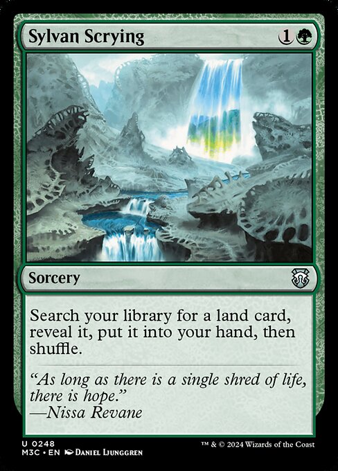 Sylvan Scrying - Modern Horizons 3 Commander #248