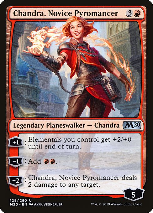 Chandra, Novice Pyromancer - Core Set 2020 #128