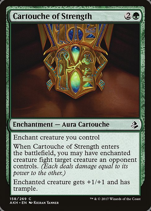 Cartouche of Strength - Amonkhet #158