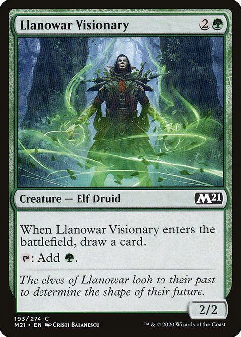 Llanowar Visionary - Core Set 2021 #193