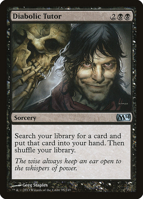 Diabolic Tutor - Magic 2014 #95