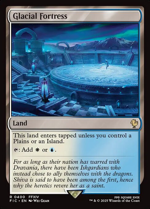 Glacial Fortress - Final Fantasy Commander #400